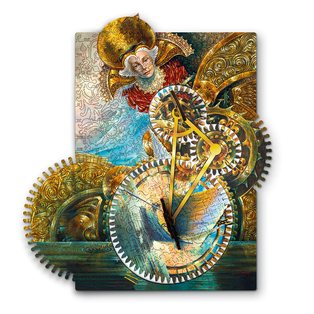 DAVICI Exclusieve houten puzzel - Horlogemaker - 400 stukjes - geschenkdoos met magnetische sluiting