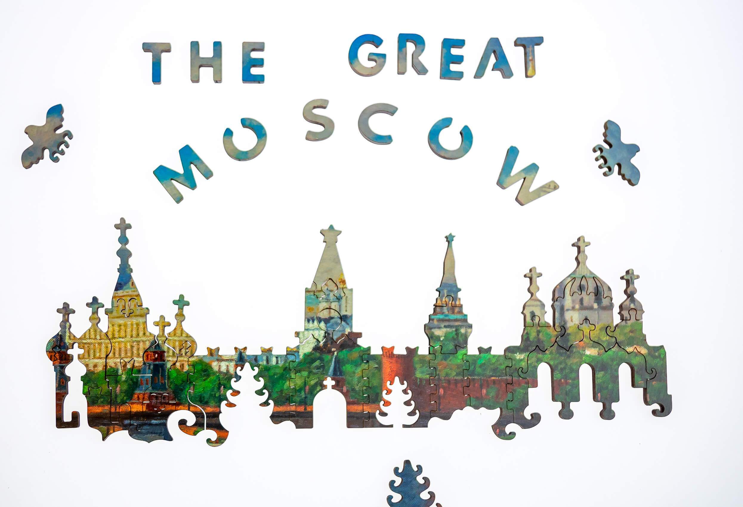 Kremlin Van Moskou, 180 houten onderdelen